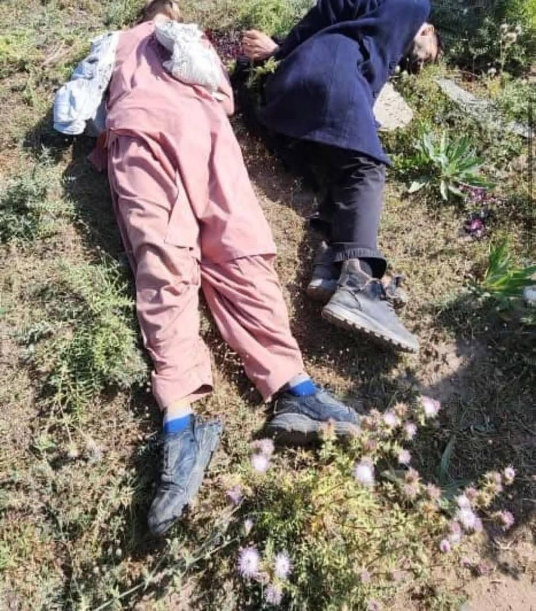 SayedSamiSadat's tweet image. These two young men were handcuffed, shot dead by Taliban intelligence in Raghistan district of Badakhshan. They were deported from Iran last week and went to their village to live in peace. Their crime was being former members of the Afghan forces. Both Taliban and Iran are…
