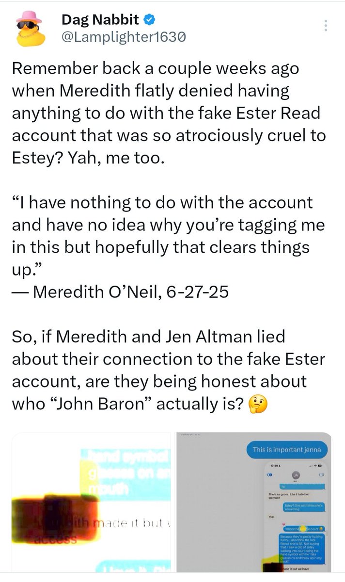 exposingleyers's tweet image. Aw shit. Now it makes sense why Krazy Kristy is crying about being cut from Turtleboy now. Turns out Meredith created the Estey account afterall&shared access w/ Jen Altman as they took turns harassing yet ANOTHER woman. I told ya'll Meredith is behind DOZENS of horrible burners!