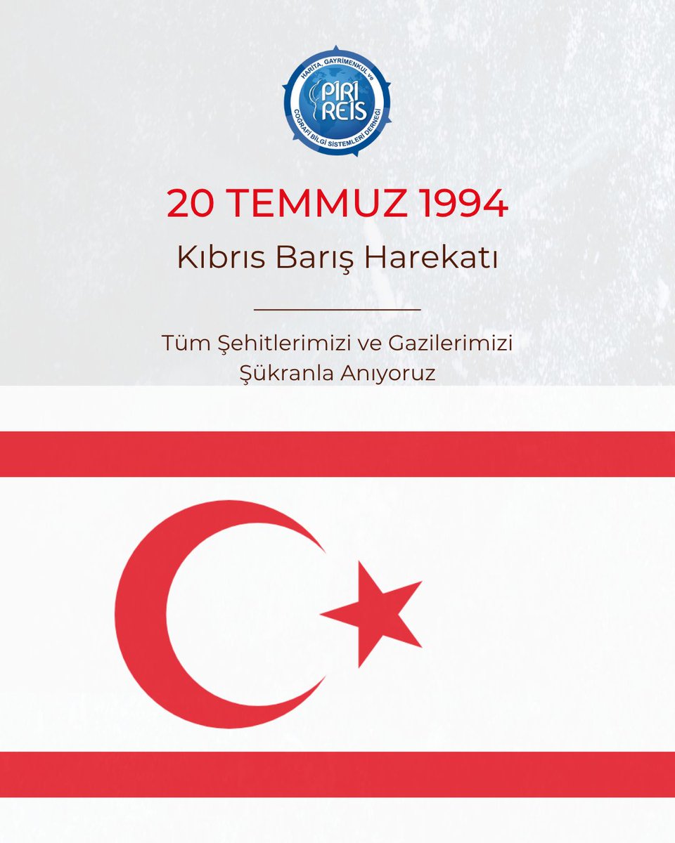 Kıbrıs Barış Harekâtı’nın 51’inci yıl dönümünde, can veren şehitlerimizi rahmetle yâd ediyoruz. #KıbrısBarısHarekatı