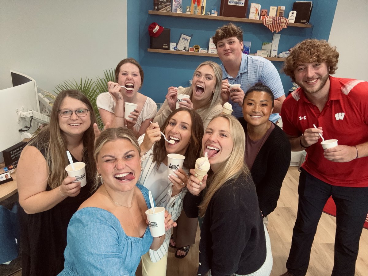 LassenAgency's tweet photo. Here’s the scoop: it’s National Ice Cream Day! 🍦
#TeamLassen screams for ice cream every day, but today we’re just a little louder. We hope you celebrate accordingly, maybe even with a cherry on top! 🍒
Fun fact: Ice cream and Team Lassen rhyme. Coincidence? We think not. 😎 https://t.co/WVpREVwYIC
