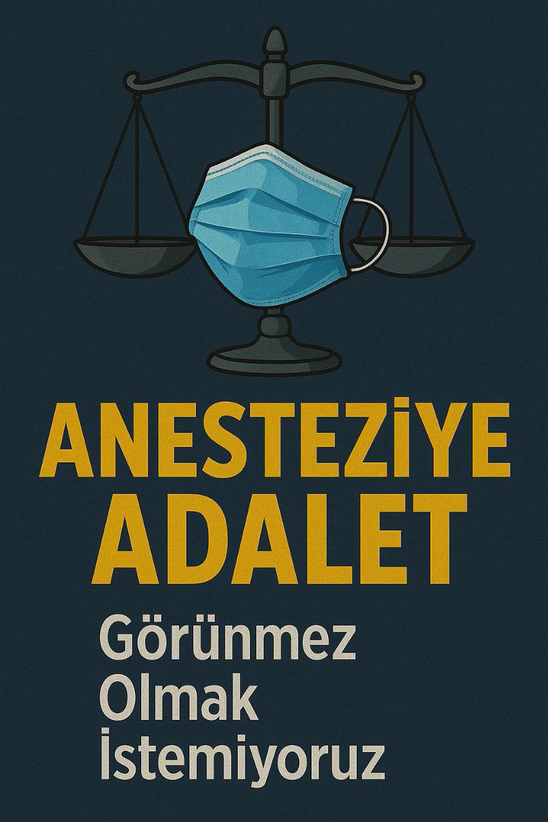 Adalet istiyoruz!!! <a href="/drmemisoglu/">Prof. Dr. Kemal Memişoğlu</a> #EylüldeAnesteziyeAdalet