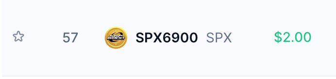 dan_hawk_'s tweet photo. #SPX6900 has reached $2 for the first time ever!

Believe in something 💹🧲 https://t.co/JXW5OBnUzB