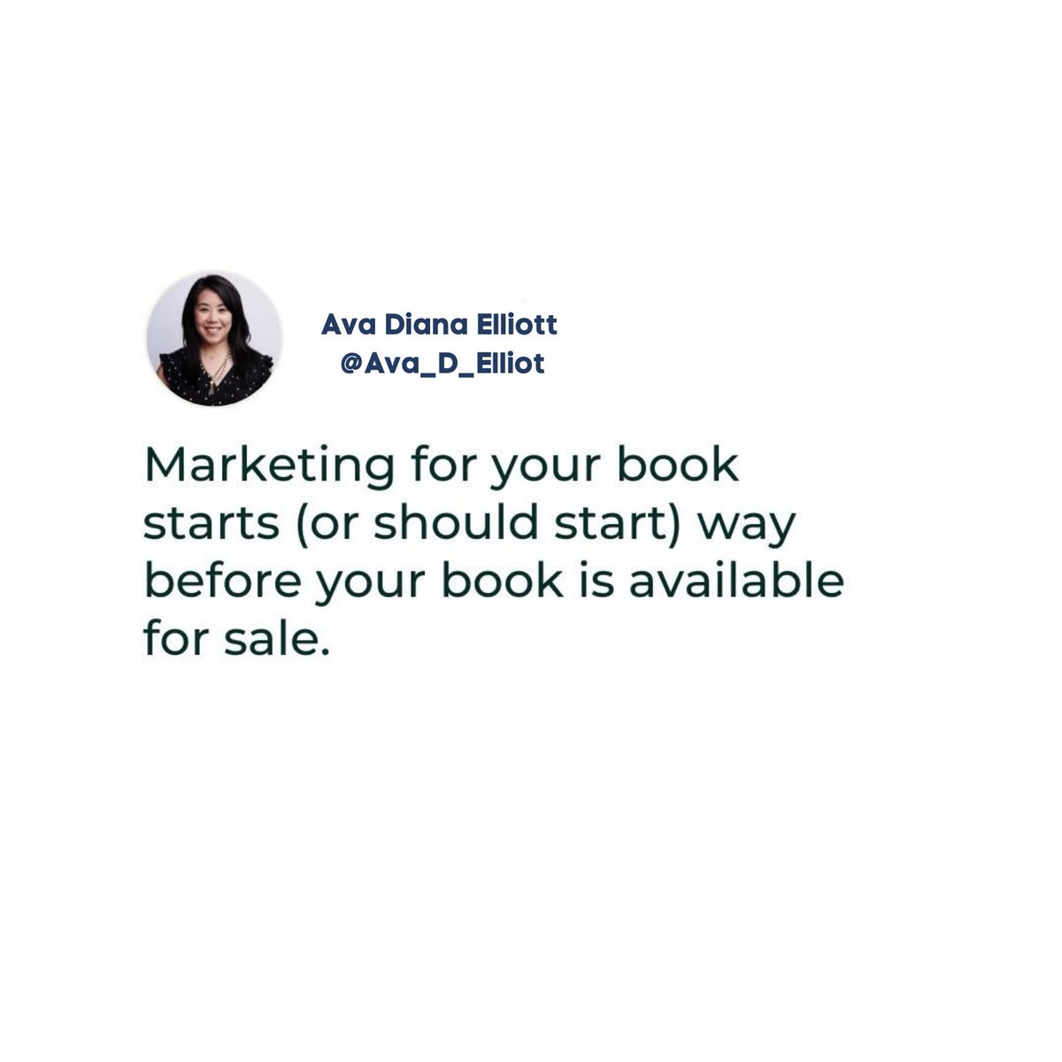 Marketing for your book starts (or should start) way before your book is available for sale. Hear me out for a second. Marketing is the result of a lot of little things done consistently. It’s not a magic switch that you can press and viola - your marketing is done.

#books