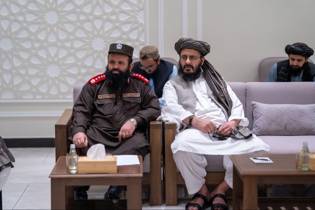 MahazOfficial1's tweet image. Pakistan and Afghanistan agreed on joint efforts to counter terrorism
Federal Interior Minister Mr. Syed Mohsin Naqvi met with Afghan Acting Interior Minister H.E. Sirajuddin Haqqani. The meeting was attended by Pakistan's Special Representative for Afghanistan, Ambassador…