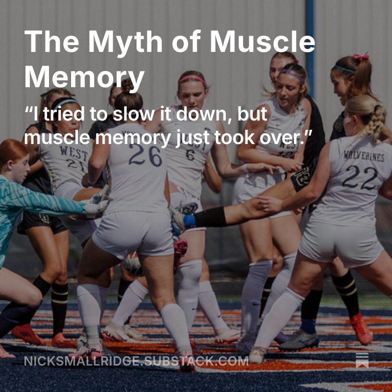 nasthe3rd's tweet image. 🚨The Myth of Muscle Memory🚨
Possibly a controversial take, but one that impacts how we view skill and development.
And what does MacGyver have to do with coaching? A bit of light reading for this Sunday afternoon.
🔗 nicksmallridge.substack.com/p/the-myth-of-…
@SundayShare10 #SundayShare