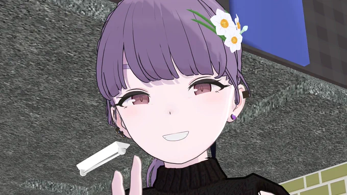 #おうつちのVRC日記 ふぅさんデスクトップだったので遊ばれていた めちゃかわ水着!