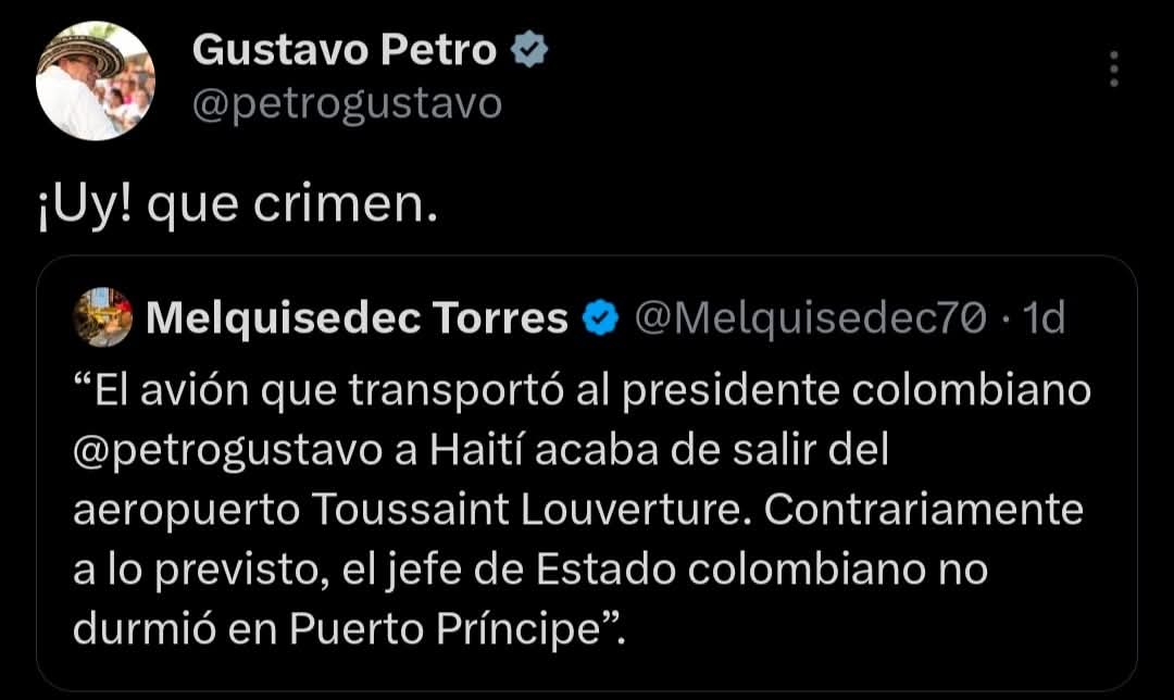 Hasta el mismo Petro los tiene de recocha, estos periodistas se convirtieron en payasos, en una burla constante.
#20DeJulio