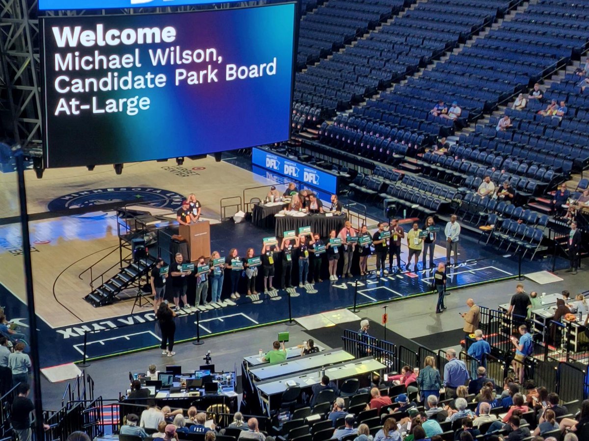 MichaelforParks's tweet image. We are excited and energized by the big wins for Labor and Democratic Socialists at the DFL convention yesterday. A better world is possible, and I am here for it!