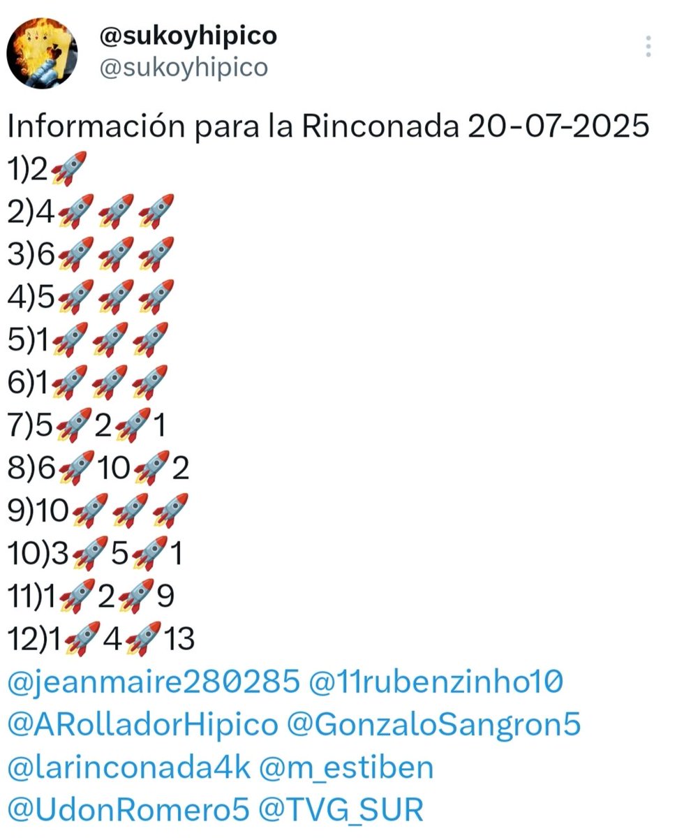 Fernando Diaz (@arolladorhipico) on Twitter photo AQUÍ LES COMPARTO LA INFORMACIÓN DE MI AMIGO <a href="/sukoyhipico/">@sukoyhipico</a> A LIGAR SIN MIEDO AL ÉXITO MI HERMANO Y EN BUSCÁ DE LOS 6 DE LA FAMA VAMOS POR ESOS 💵💵💵💵💵💵💵💵💵💵💵💵💵💵 AQUÍ LES COMPARTO LA INFORMACIÓN DE MI AMIGO <a href="/sukoyhipico/">@sukoyhipico</a> A LIGAR SIN MIEDO AL ÉXITO MI HERMANO Y EN BUSCÁ DE LOS 6 DE LA FAMA VAMOS POR ESOS 💵💵💵💵💵💵💵💵💵💵💵💵💵💵