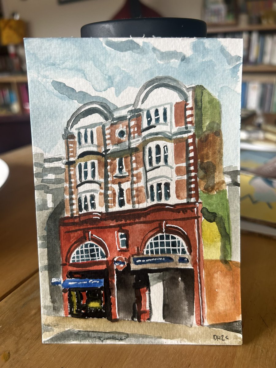 I am painting every underground station.

Number 85 is Elephant and Castle

#darrenhaymanunderground
darrenhaymanart.com