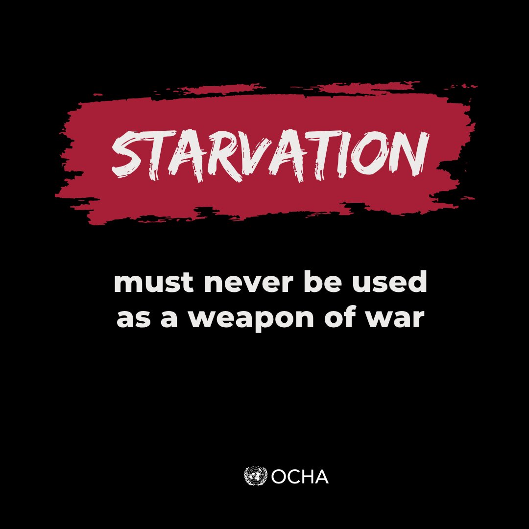 ochaopt's tweet image. In #Gaza, families face catastrophic hunger.
Children are wasting away. Some die before food reaches them.
Those seeking food are risking their lives, many are being shot at.
This is unconscionable.
Unimpeded humanitarian access is a legal and moral imperative.
#CeasefireNow