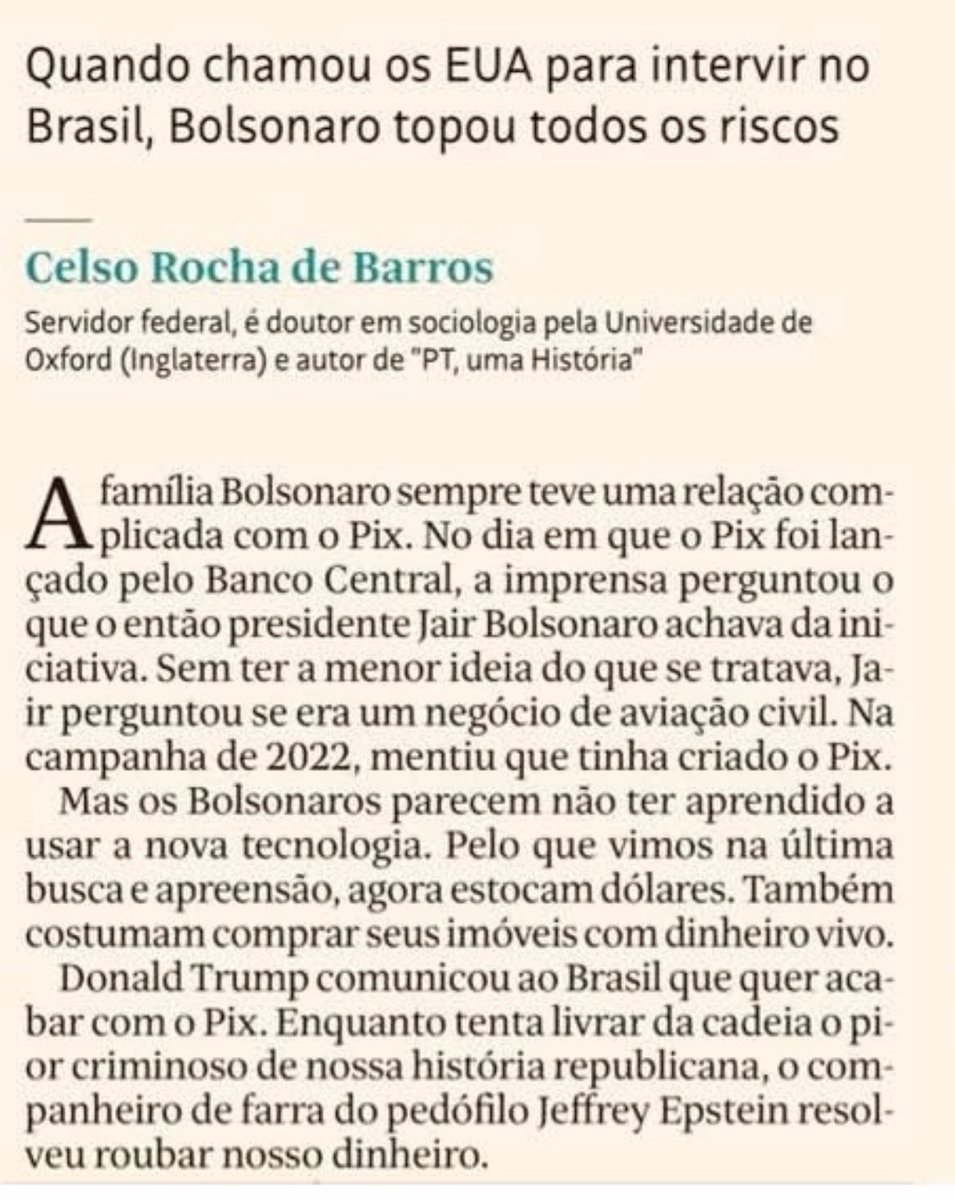 kmendoncafilho's tweet image. Ainda temos imprensa. Excelente escrita de Celso Rocha de Barros @NPTO