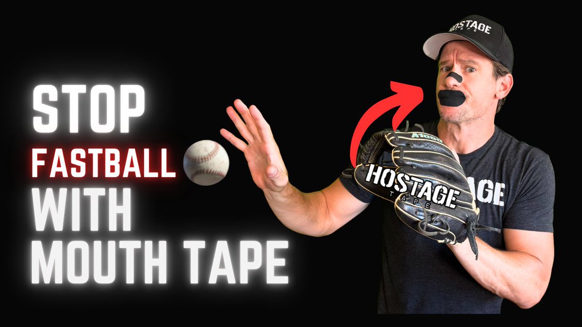 I tried to stop a fastball…with a glove made out of mouth tape 😳

This might be the dumbest (or smartest?) thing I’ve ever done.

🎥 Watch it here: youtu.be/vQhYcYyWadg?si… 

#MouthTape #HostageTape #SleepHack