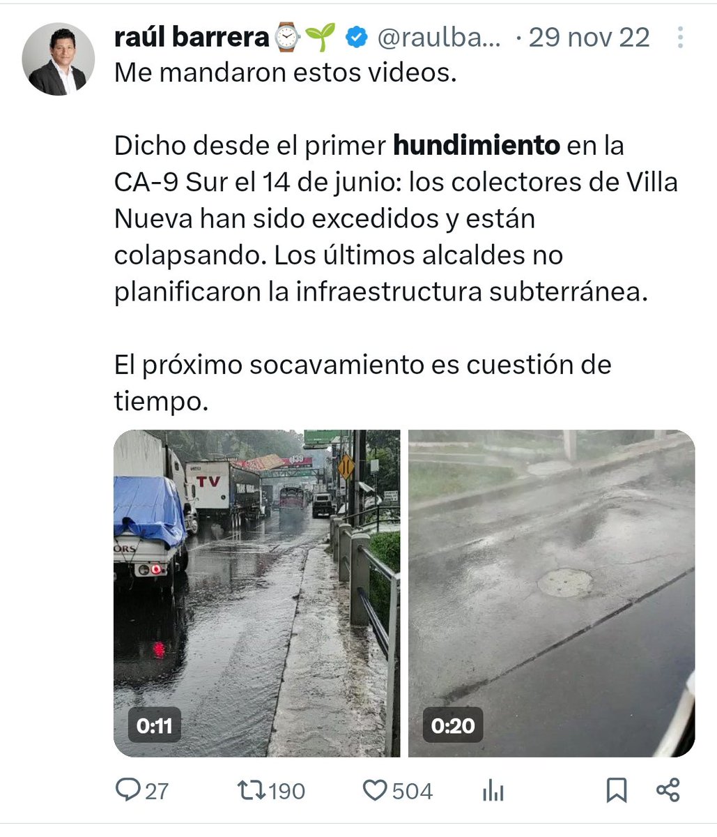 libertariachapi's tweet image. Aquí un recuerdo de cuando Semilla si reclamaba por la infraestructura vial. Hasta Bernardo Arévalo prometió vialidad de calidad durante la campaña presidencial.
Ahora que son los que gobiernan no dicen nada. 🤡