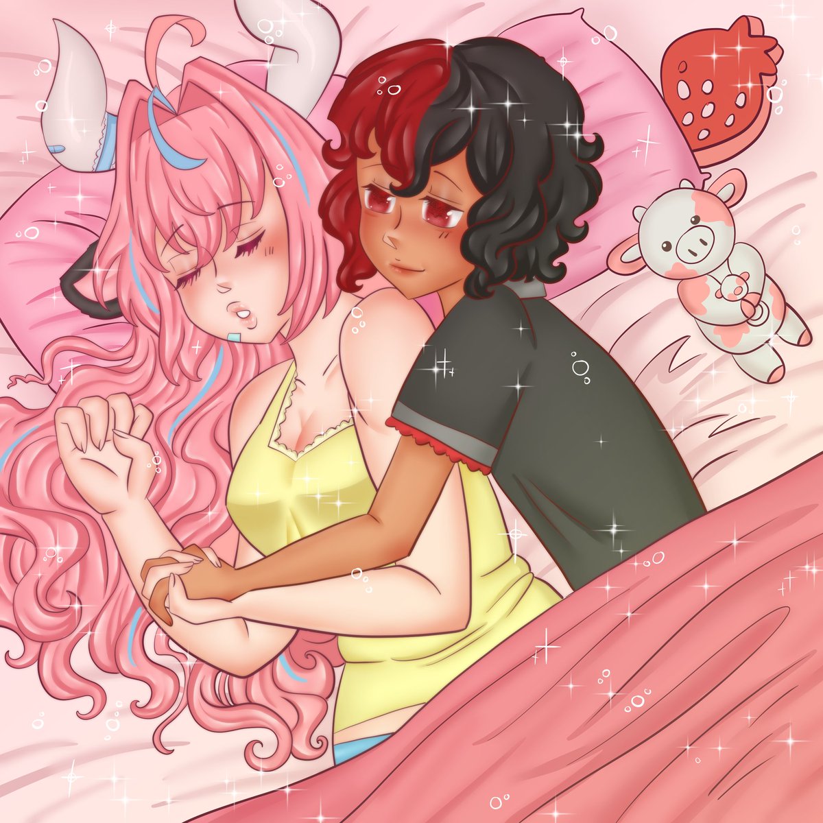 🎶You got me wrapped around your finger🎶 Do you have to let it linger?🎶
I FINALLY FINISHED!!!!!! I am a curly hair varesa TRUTHER!!!!!!!!!!! I like this piece they are so soft and tender and sweet.. frankie only smiles when she's not looking uwah #yumetwt