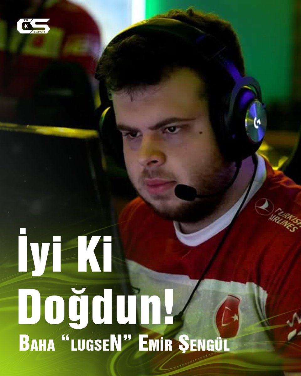 TRCS Espor (@trcsespor) on Twitter photo 🥳 Bugün Eternal fire oyuncusu Baha Emir "lugseN" Şengül'ün doğum günü.
🎂 Doğum günün kutlu olsun! <a href="/lugseNcs/">Baha Şengül</a> 🥳 Bugün Eternal fire oyuncusu Baha Emir "lugseN" Şengül'ün doğum günü.
🎂 Doğum günün kutlu olsun! <a href="/lugseNcs/">Baha Şengül</a>