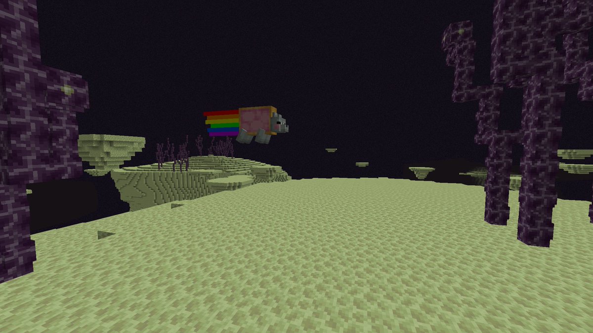 Not really in space this time, but close enough
Welcome back Nyan cat !
#Minecraft #Blockbench