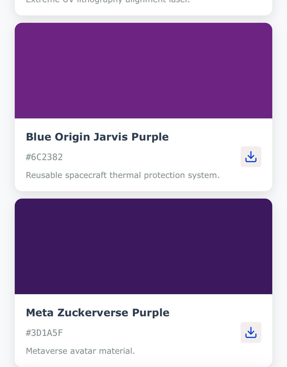 moonlessgod's tweet image. there are over 333+ different shades of purple imagetocolor.com/shades-of-purp…

very interesting