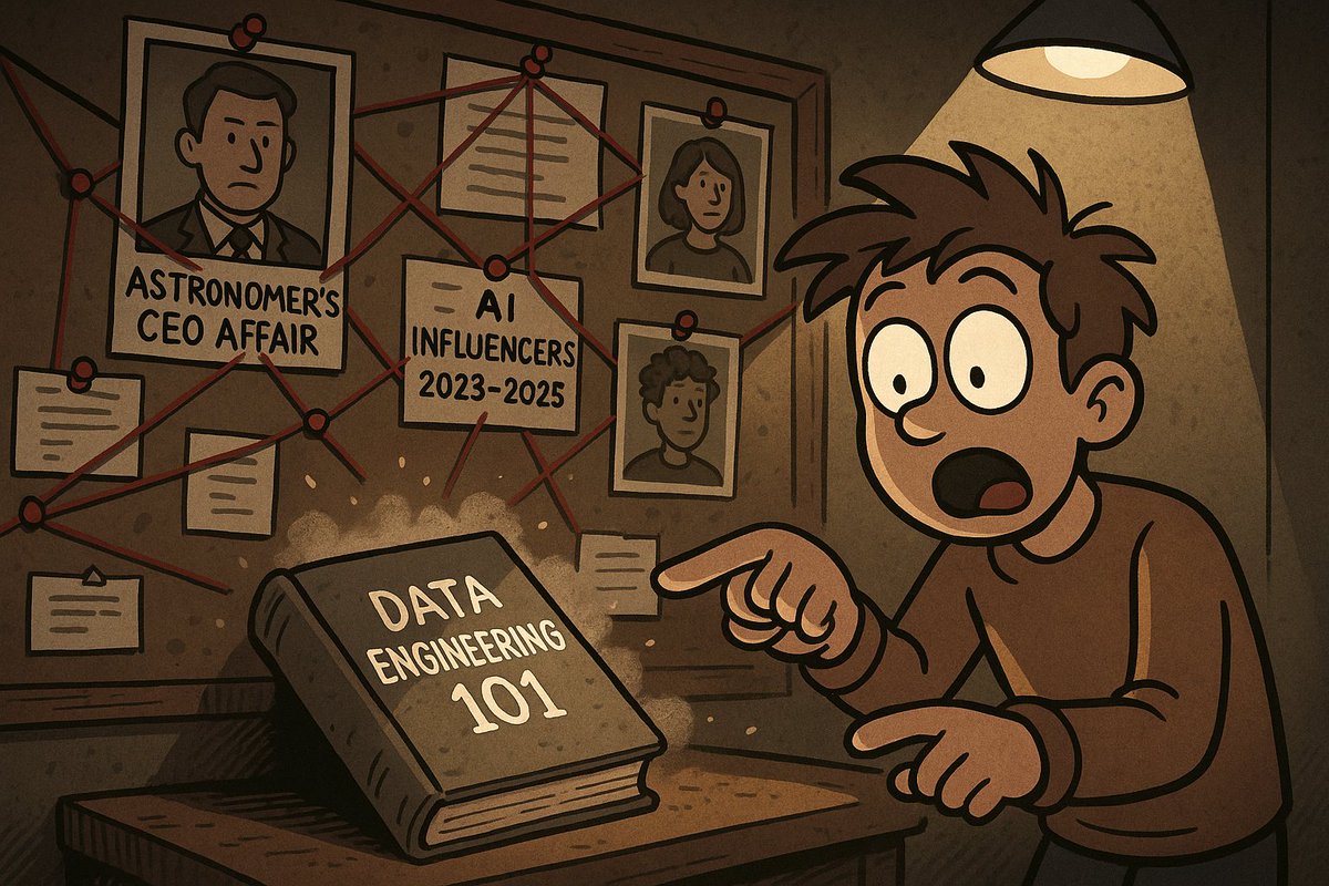 rd_rugg's tweet image. Only positive thing about the Astronomer's CEO affair drama.
Many people in AI have finally discovered data engineering for the first time.