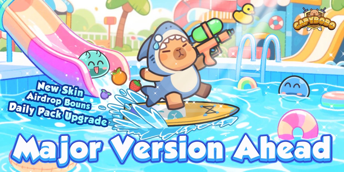 Hey PYBOBOs! 

Tomorrow we’re rolling out a major update — get ready:

Brand-new skins &amp; events
Unique Skin Bonus Airdrop System
Daily Pack rewards upgraded

Join Capybobo - linktr.ee/capybobo

Plus, the one-time arena compensation incoming

And this is just the beginning —