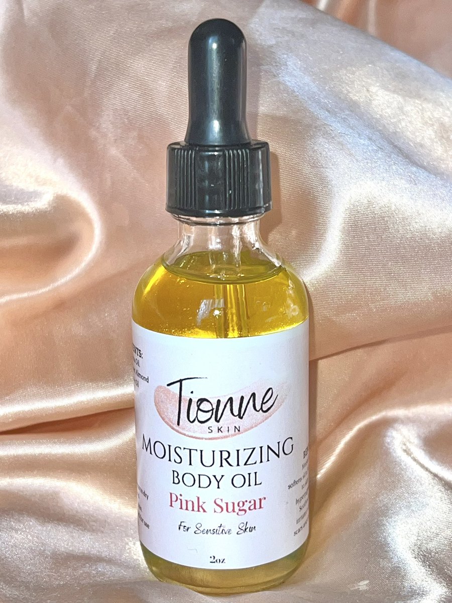 Pink Sugar Body Oil:
A lightweight body oil with a lovely sweet and sugary scent

It smells similar to Cotton Candy