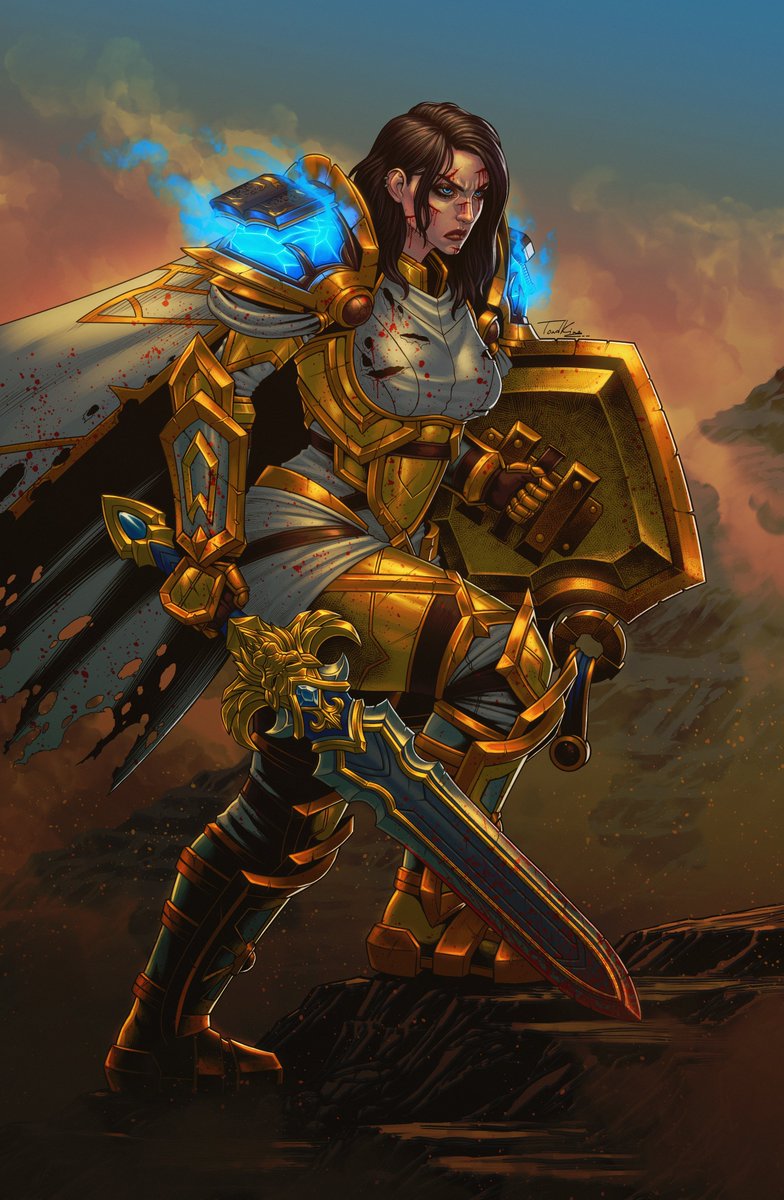 DamnToadKing's tweet image. Vengeful Lady Kara Arrington is searching for her nemesis⚡️
Commission art for @SnowfiMG
Thank you!💛
#commissionart #artshare #fantasyart #warcraftart #warcraft