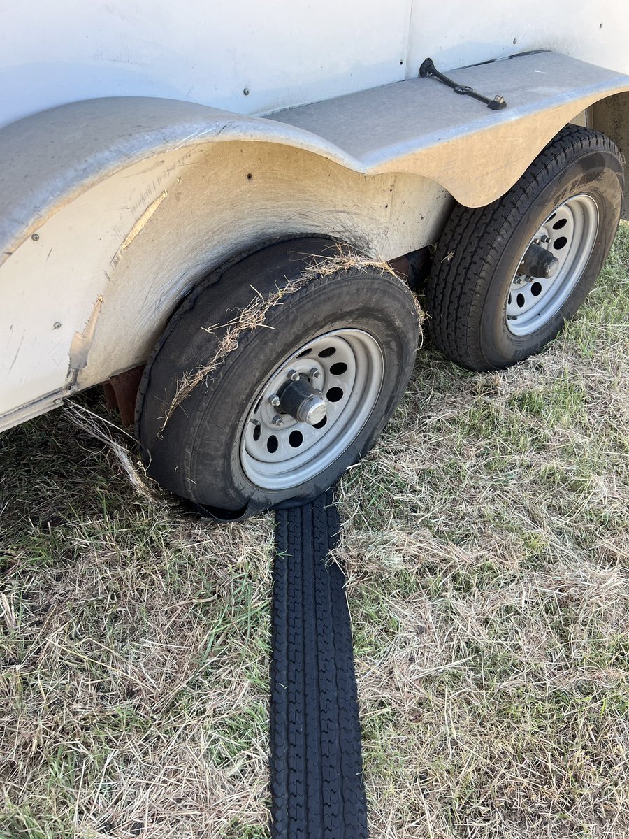 3 brand new tires and the one that blew was perfectly fine, full tread still from the last time I got it changed not pong ago and it blew too. What the actual fuck.