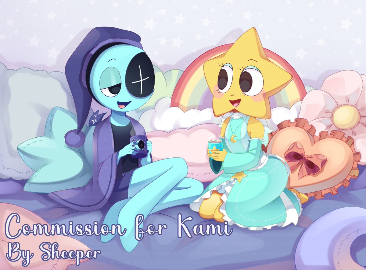 Sheeper666's tweet image. Aaaand another commission for @Kamikahena
This person feeds me, thank you so much!
