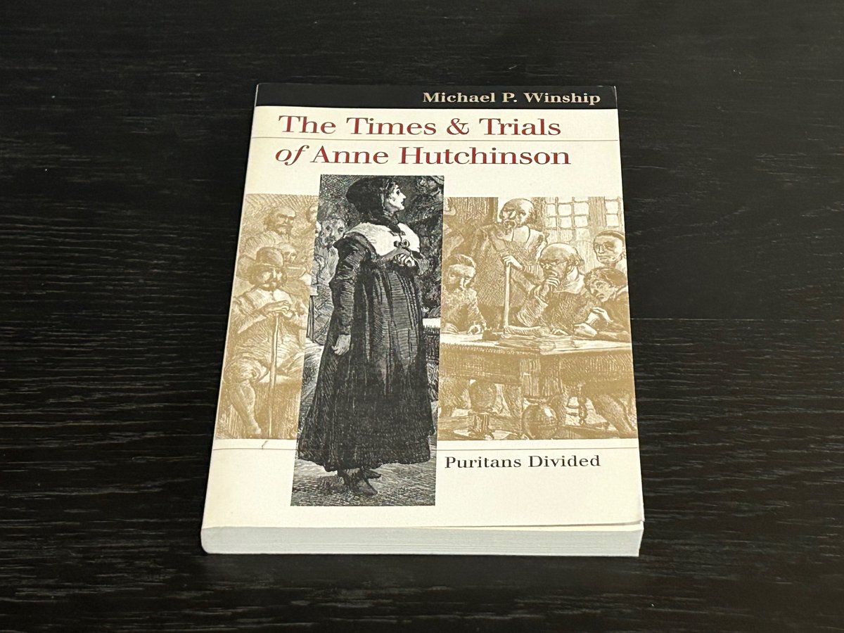 MarkWerling5's tweet image. Anne Hutchinson was born today in 1591. This book is a good look at early Puritan America. #USHistory #Puritans #AnneHutchinson