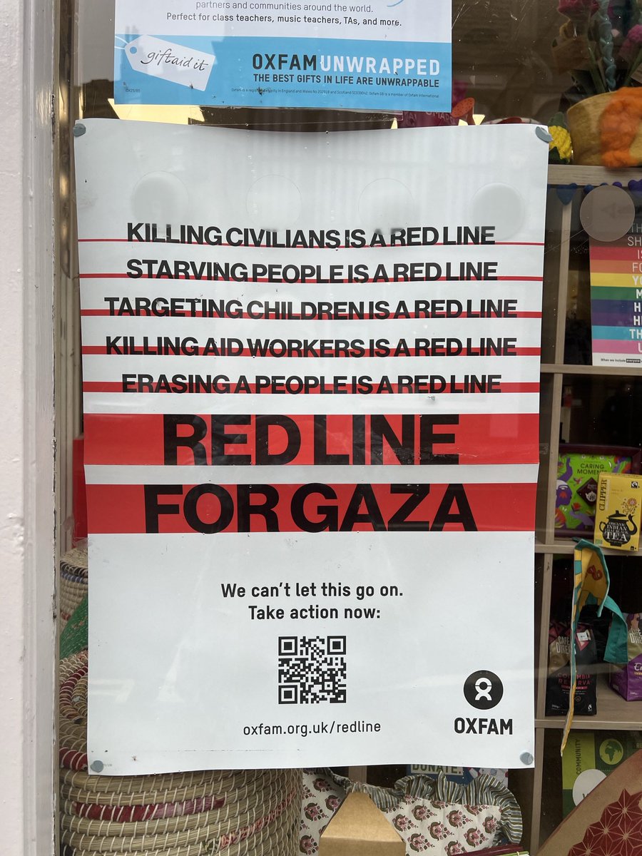 LeedsleadsAA's tweet image. Dear @oxfamgb - ignoring the hostages, ignoring the mutilations, rapes, torture and murders of Israelis, using Hamas style propaganda style divisive messaging in your ad campaigns, is OUR red line @antisemitism