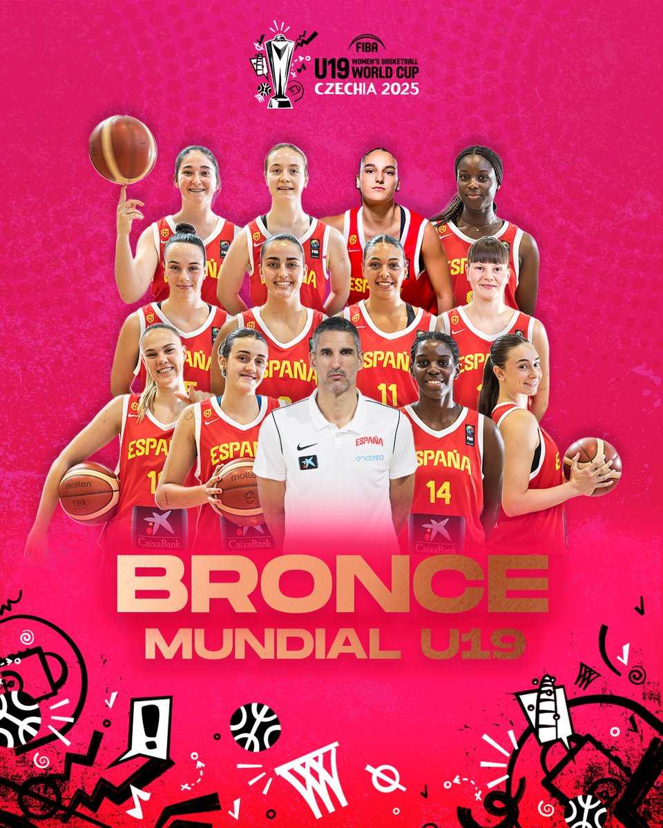 Baloncesto Espaรฑa (@baloncestoesp) on Twitter photo ๐ฅ ๐๐๐๐พ๐๐๐ผ๐ ๐ฟ๐๐ ๐๐๐๐ฟ๐!!!! ๐ฅ
La #U19F derrota a Canadรก ๐จ๐ฆ y conquista el ๐ฝ๐๐๐๐พ๐ ๐๐๐๐ฟ๐๐ผ๐ ๐๐ป ๐๐๐๐๐๐๐๐๐๐ de ๐๐๐๐๐๐๐ผ๐โค๏ธ
๐ 3ยช PUESTO #FIBAU19
๐ช๐ธ ๐ ๐จ๐ฆ
FINAL | 70-68
#SomosEquipo ๐ฅ ๐๐๐๐พ๐๐๐ผ๐ ๐ฟ๐๐ ๐๐๐๐ฟ๐!!!! ๐ฅ
La #U19F derrota a Canadรก ๐จ๐ฆ y conquista el ๐ฝ๐๐๐๐พ๐ ๐๐๐๐ฟ๐๐ผ๐ ๐๐ป ๐๐๐๐๐๐๐๐๐๐ de ๐๐๐๐๐๐๐ผ๐โค๏ธ
๐ 3ยช PUESTO #FIBAU19
๐ช๐ธ ๐ ๐จ๐ฆ
FINAL | 70-68
#SomosEquipo