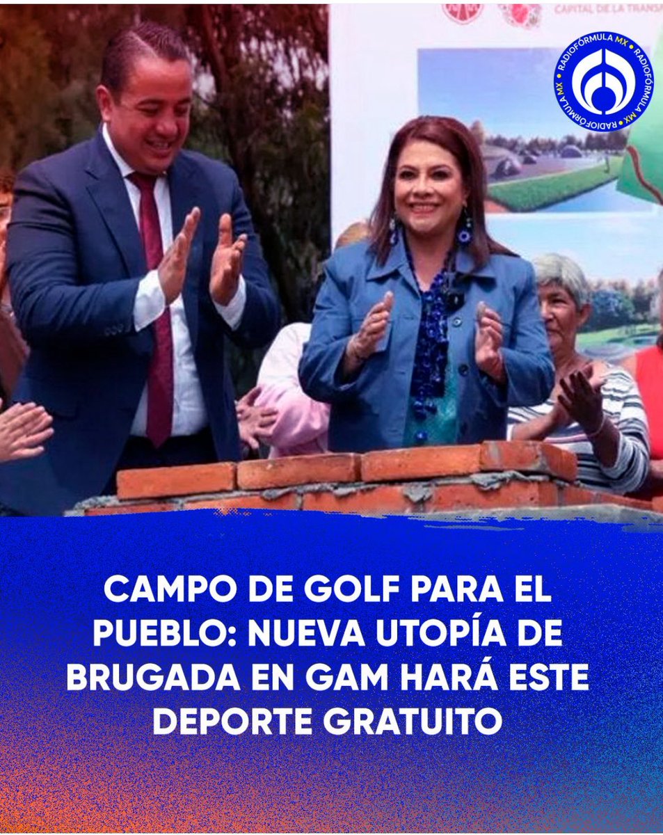 Clara Brugada tienes toda la CDMX inundada, pero aquí lo importante es hacer un Campo de Golf del Bienestar😌