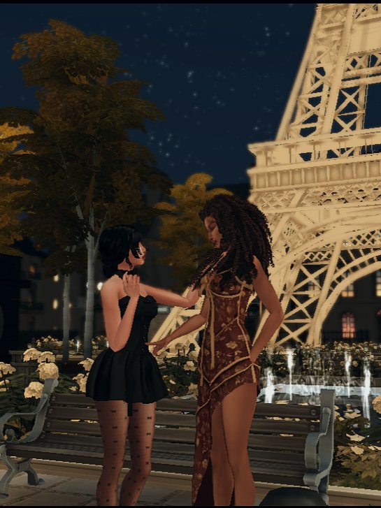 simsolette's tweet image. Lovers in Paris ♡