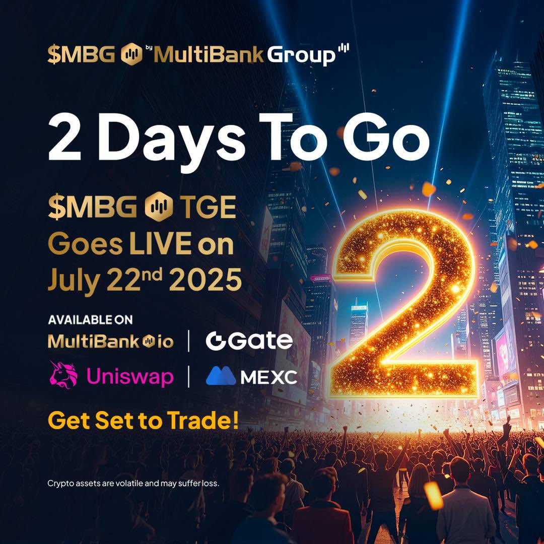 0xminibb's tweet image. 傳統金融巨頭 @multibank_io 的代幣 $MBG 將在 7月 22日正式上線，首發平台包括 MEXC、Gate 和 Uniswap！

這家公司早在 2005 年成立，全球用戶超過 200 萬人，每日交易量突破 350 億美元，在 25 個國家設有辦公室。

他們從 2022…