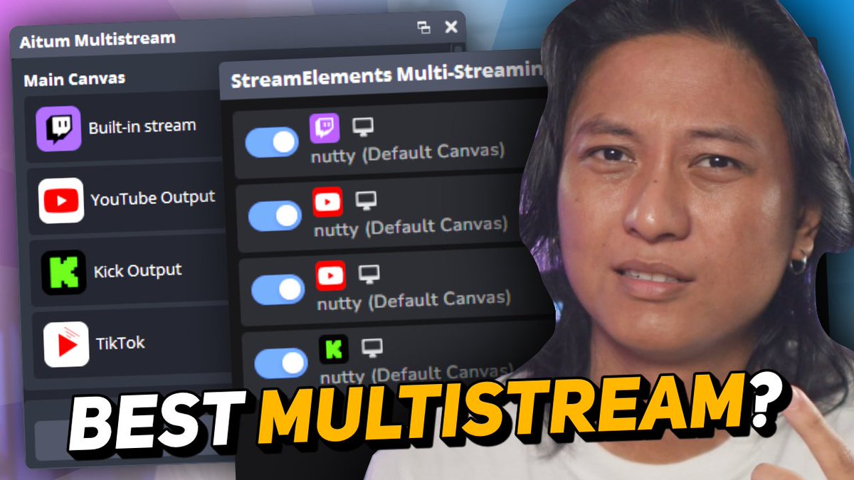 For everyone asking which is better - Aitum Multistream or SE Live - I made a whole video comparing both.

Which one do you use or something something just share this tweet with your friends yeah?

👇 Video down there 👇