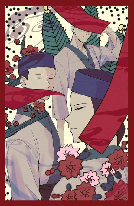 #夢シリーズ花札合作企画 こちらの企画に霜月の五光と赤短で参加させて頂きました。