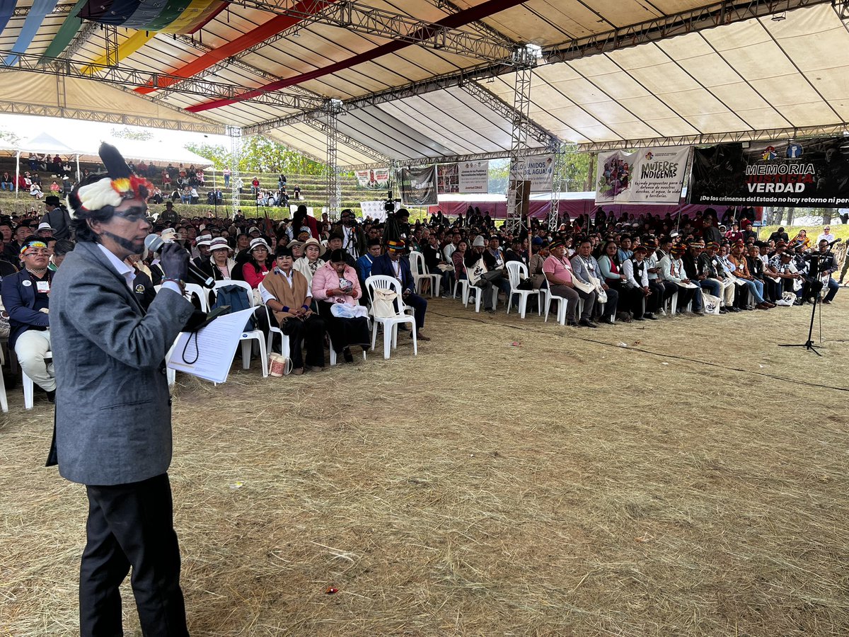 LancerosDigital's tweet image. Continúa el tercer día del congreso de la @CONAIE_Ecuador con la plenaria general