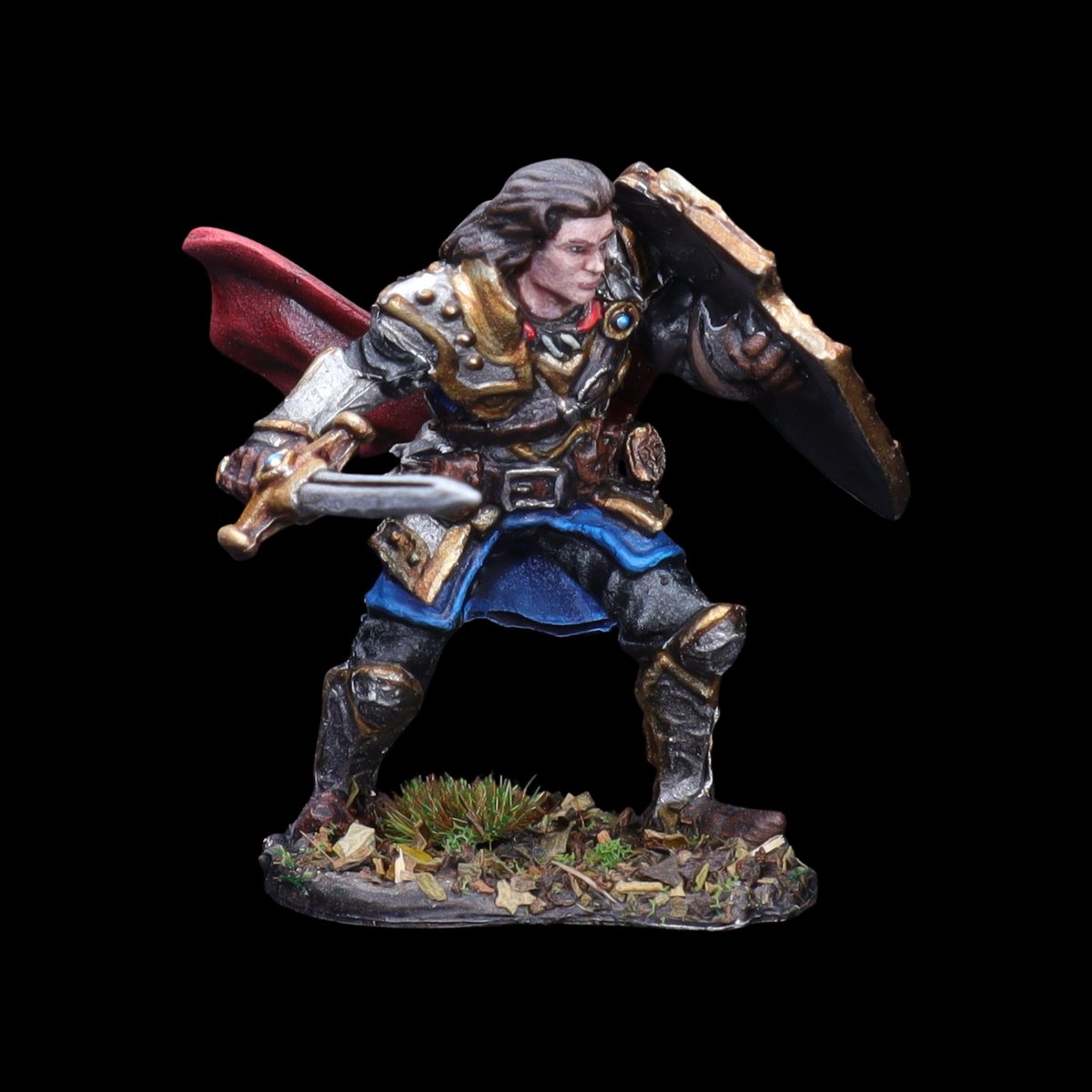 Darcy_Bono's tweet photo. This is a paladin commission I painted for a player in my local #DnD group. Not bad for a quick evening paint job on a $3 mini (@wizkidsgames Nolzur's Marvelous Miniatures).

#miniatures #tabletoprpgs #dungeonsanddragons #pathfinder #paintingminis https://t.co/mDjXlZ8JLK