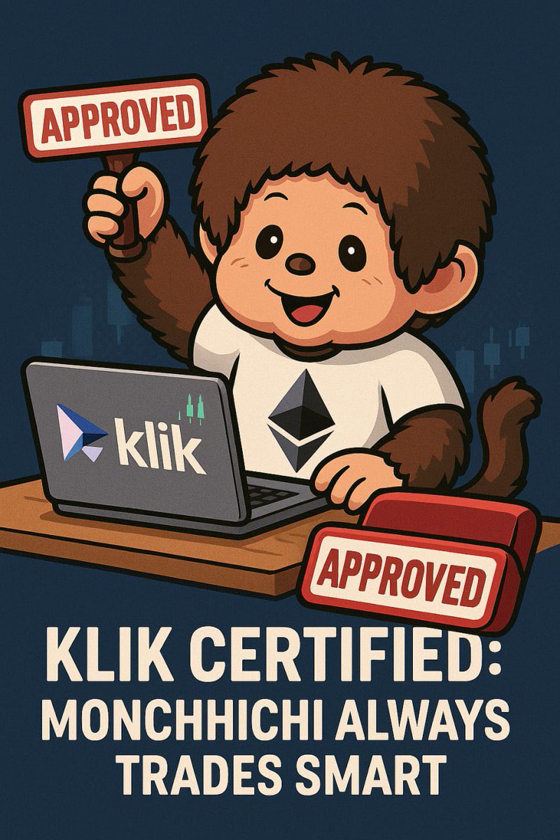 Hmm_good_soup (@ur_honor_) on Twitter photo In a world of noise and meme coins, Monchhichi keeps it old school – calm, calculated, and always <a href="/klik_evm/">Klik | EVM</a> certified.
Proof that smart trades don’t need hype, just heart. In a world of noise and meme coins, Monchhichi keeps it old school – calm, calculated, and always <a href="/klik_evm/">Klik | EVM</a> certified.
Proof that smart trades don’t need hype, just heart.