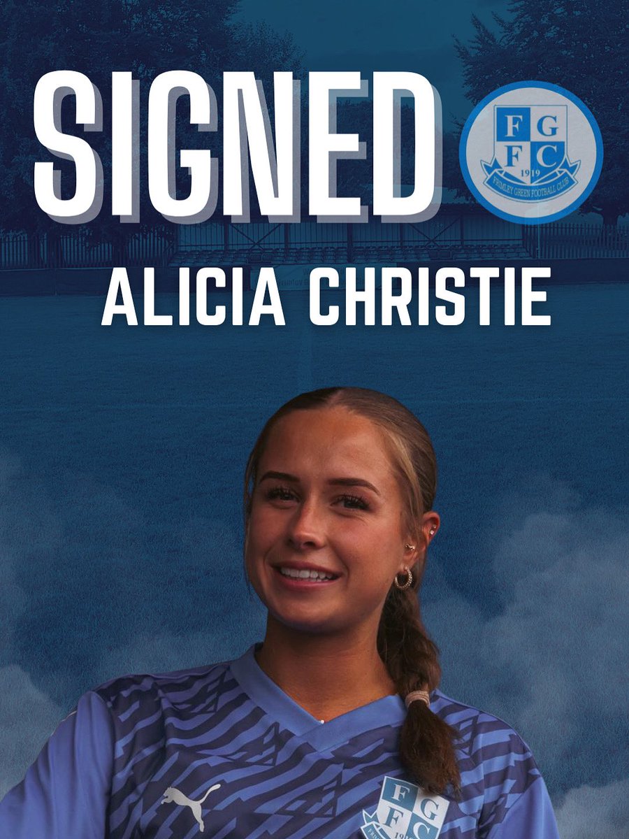 official_FGFC's tweet image. ๐ต SIGNED ๐ต
Alicia Christie follows the management team from Woking FC! ๐โฝ๏ธ
A tough-tackling midfielder with bags of energy โ and a goal in her locker too! ๐ก๏ธ๐ฏ
#FGFC #UpTheGreen #Signed #BlueArmy #WomensFootball