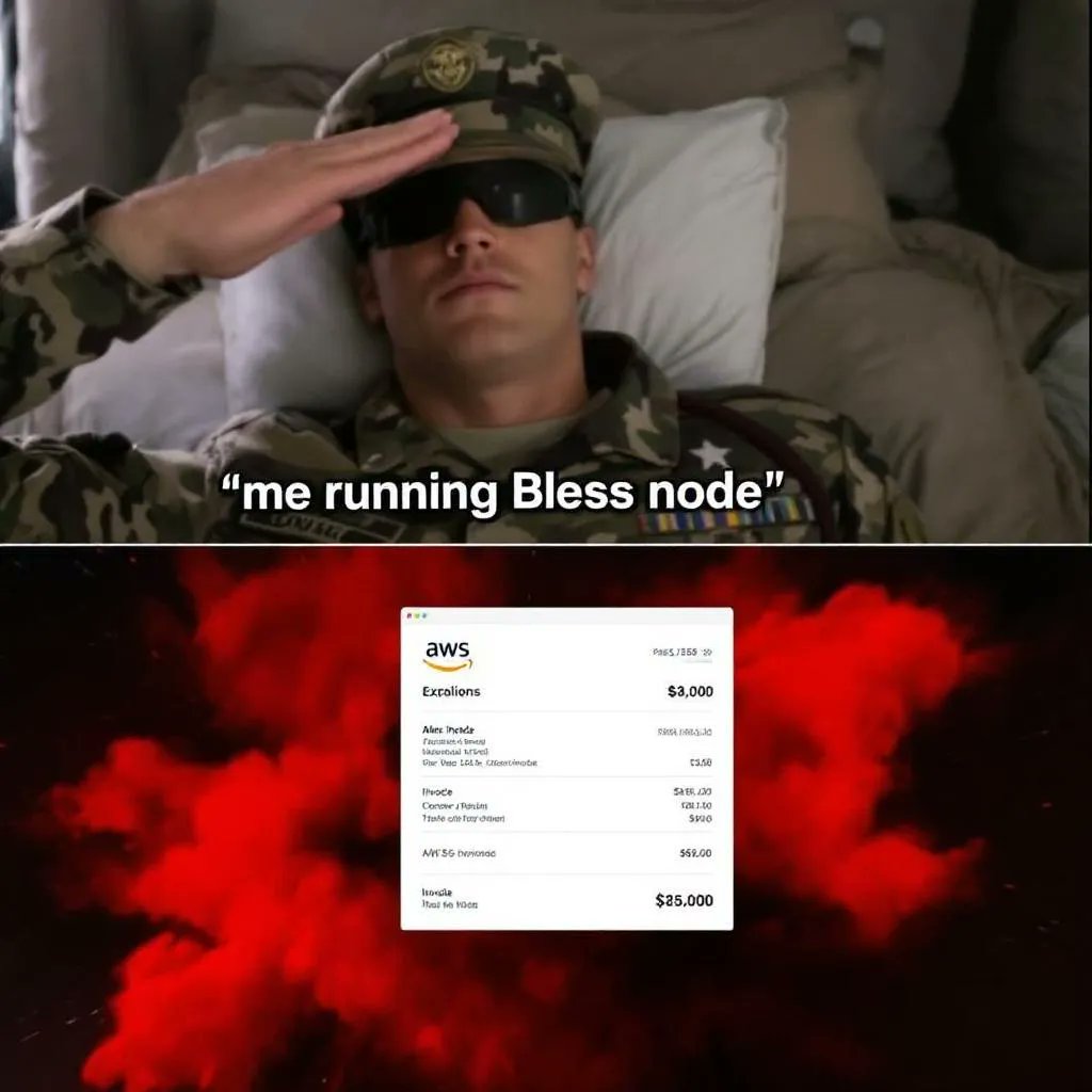 Web3_zig's tweet photo. me: leaves laptop idle for 6 hours

laptop: 💤

Bless Network: “Thank you for your service, soldier. Here’s 200 $TIME.”

Meanwhile, AWS: “That’ll be $437.29.”
@theblessnetwork
#BLESS #DePIN #SharedComputer #CT #YapperSeason https://t.co/Fe72p3QvvY