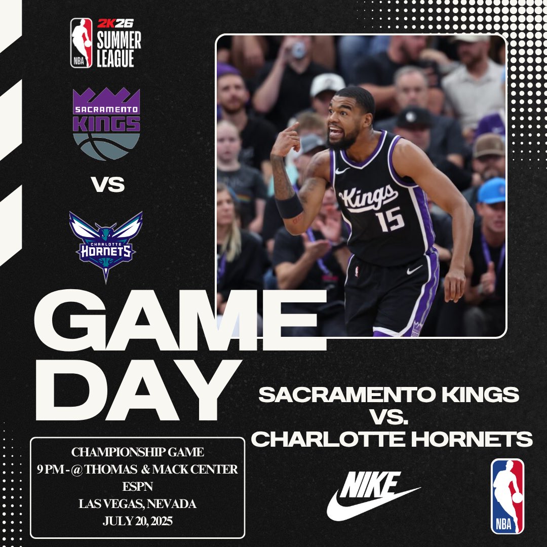 Cowboy Nation. It’s a Championship Gameday for <a href="/masonjones2/">Mase</a> tonight in the 2K26 NBA Summer League. Let’s cheer on the Kings and show our support. Tip Off is at 9:00pm Central Time on ESPN