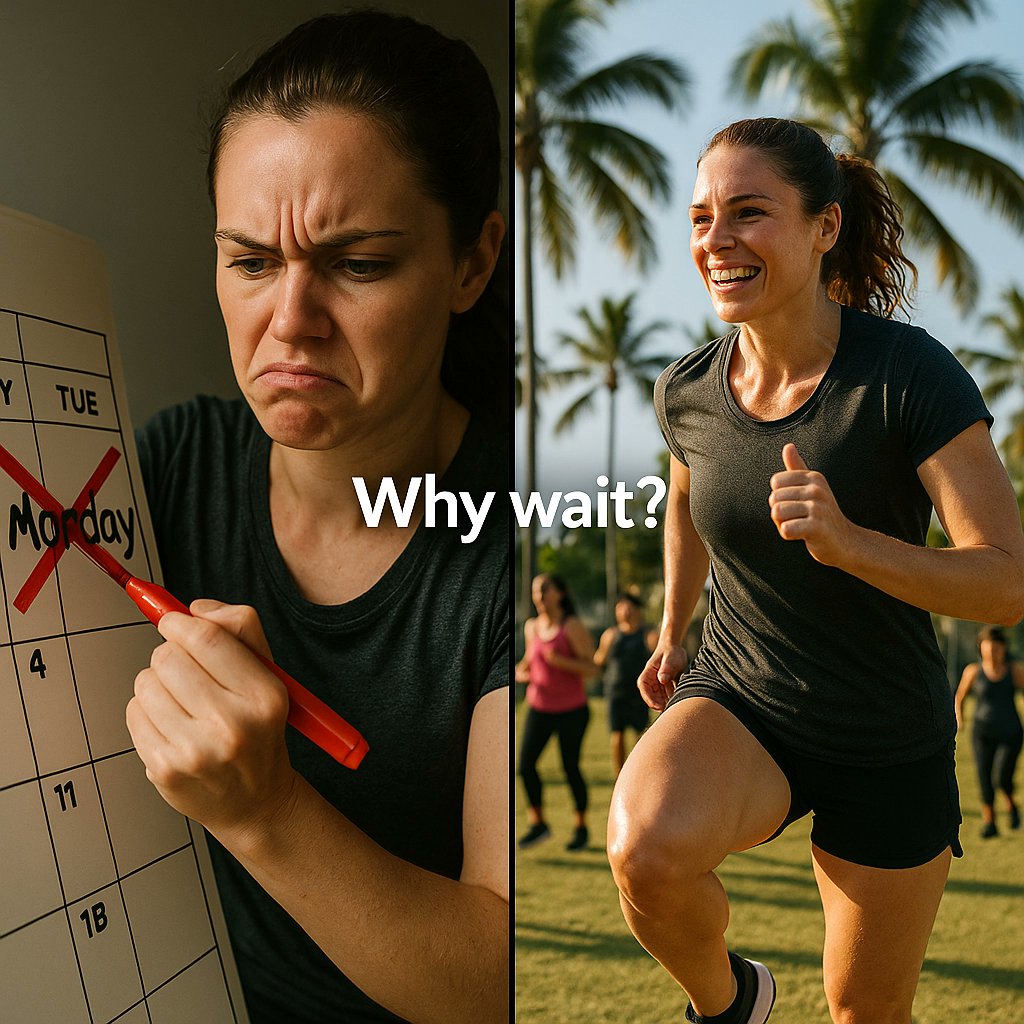 operation_ttt's tweet photo. "Monday starts" are where motivation goes to die. 💀

Why wait for some magical date when you can START TODAY? 💪

At Operation Triple T, we believe in NOW, not Monday. Jump into any South Florida bootcamp - all fitness levels welcome!

https://t.co/Uut3kvr3Fp https://t.co/LcR6lW6rcM