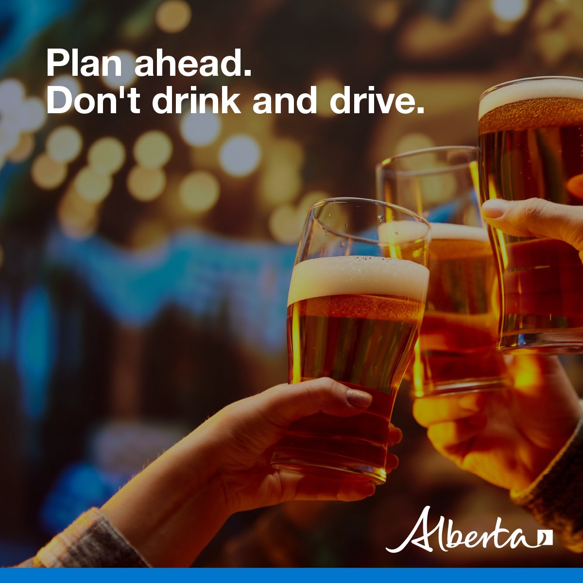 Penalties for #impaireddriving have increased – plan ahead by having a designated driver or take a taxi/rideshare home if you’ve had too many. #ABRoads #impaireddriving #DriveSafe #RoadSafety
alberta.ca/impaired-drivi…