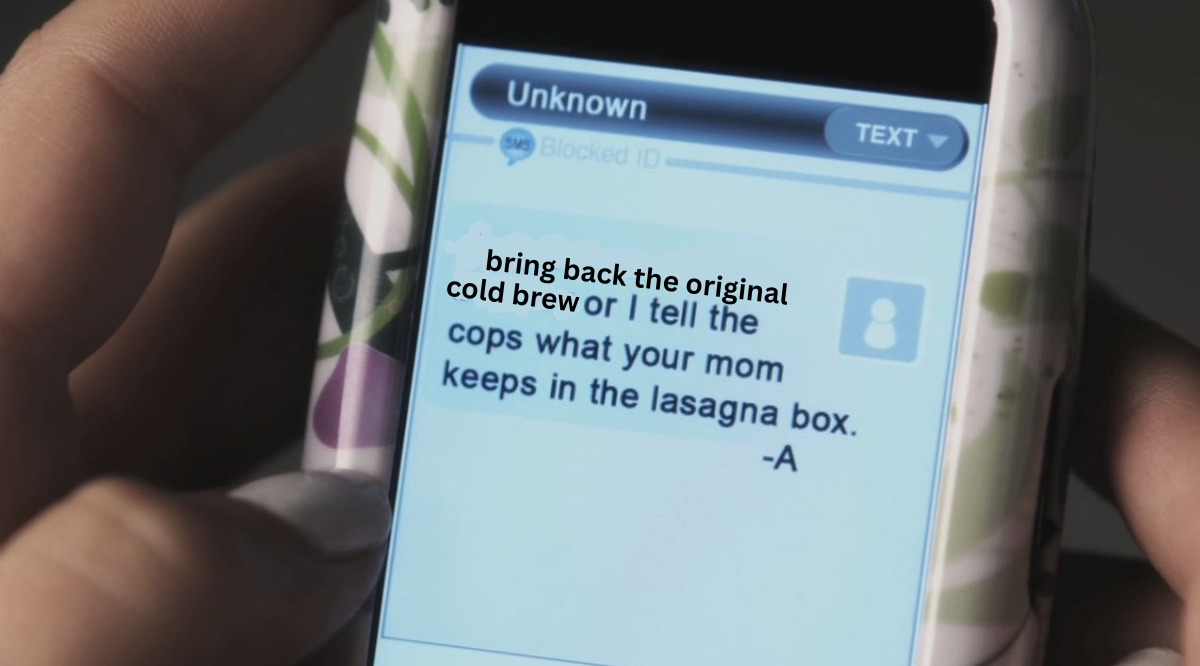 NYXCosmetics's tweet image. just received the craziest text bc what do u know about my mom’s lasagna box…