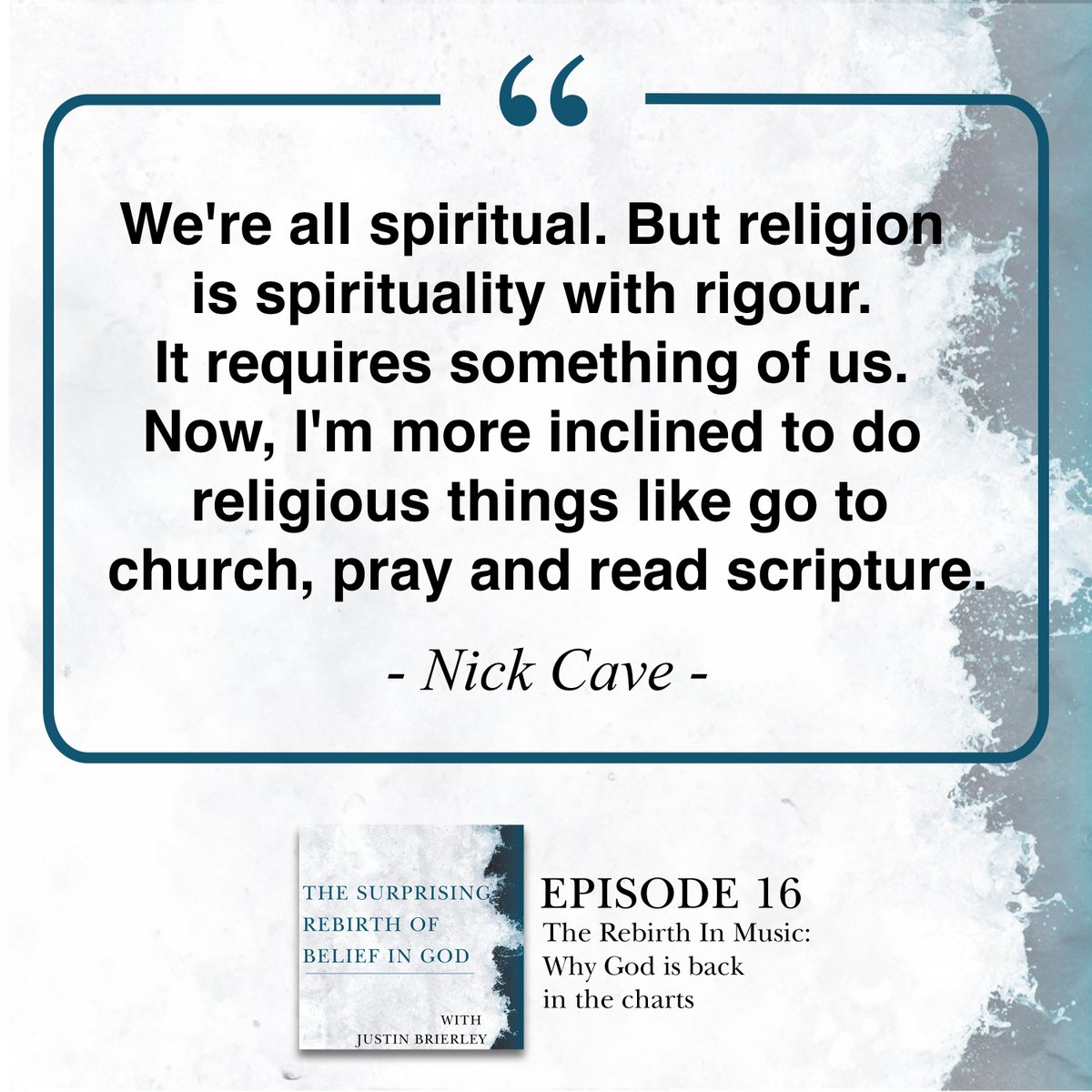 JusBrierley's tweet image. Legendary rock star Nick Cave on his rebirth journey.
Listen to Ep 16 'The Rebirth In Music' 👉 justinbrierley.com/surprisingrebi…