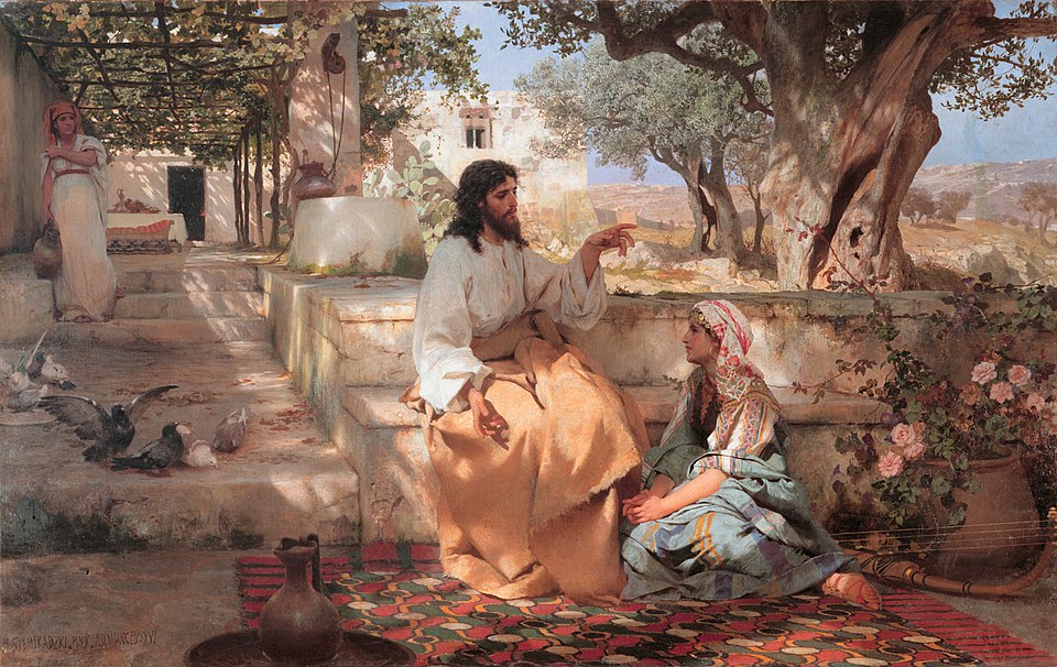 ArchCordileone's tweet image. In the anxieties of life, Jesus desires us to be present with Him, whether in prayer and meditation, or in our small and sometimes hidden daily activities. May we not lose sight of the “better part” that Mary chose in today’s Gospel and stay close to Him.