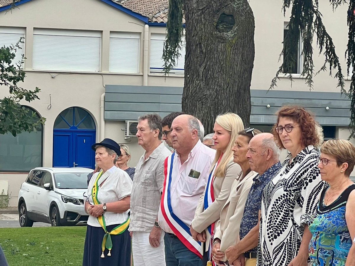 HeleneLaporteRN's tweet image. 🇫🇷 Ce matin à #Tonneins pour participer à la Journée nationale à la mémoire des victimes des crimes racistes et antisémites de l’état français et d’hommage aux « Justes » de France.