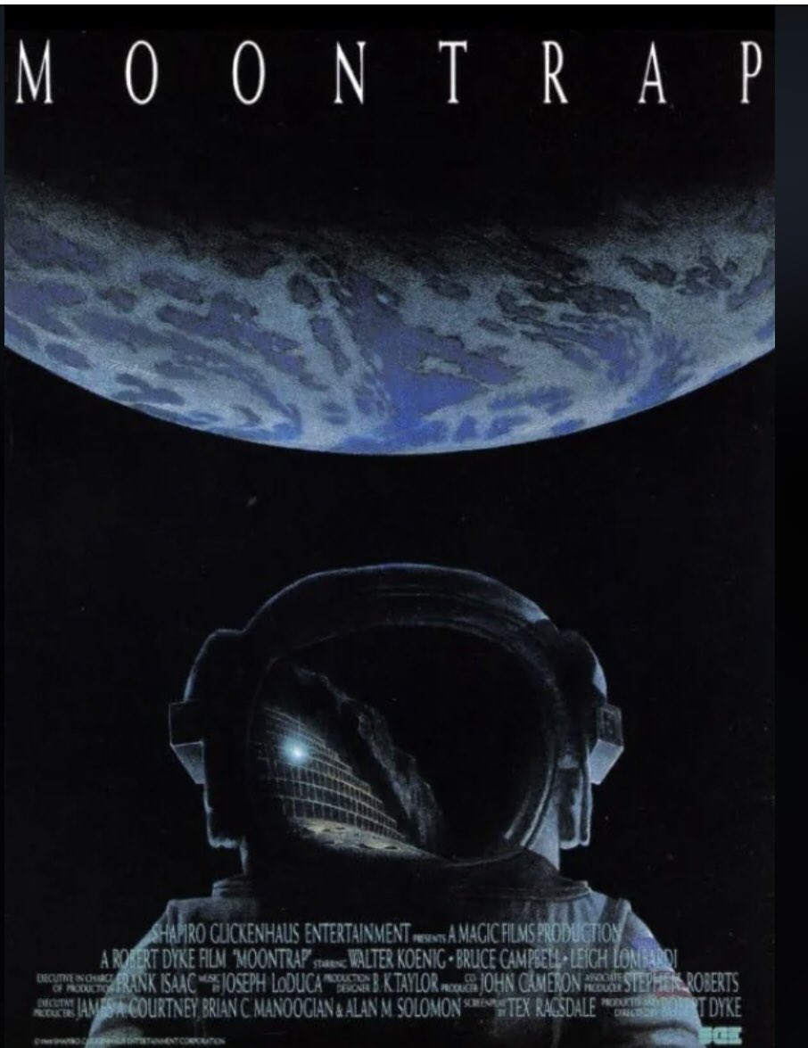 monstersndrinks's tweet image. If you’ve heard our latest episode, you could dig back in our audio vaults, &amp;amp; give a listen to Ep.98, “Moontrap” (1989) it’s “National Moon Day”, so you should celebrate somehow. Stars Star Trek&apos;s Walter Koenig &amp;amp; genre favorite Bruce Campbell. Listen here: buzzsprout.com/679904/episode…