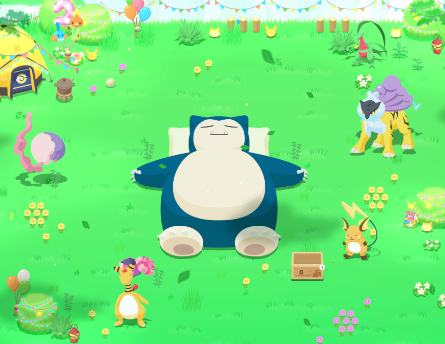 AdeptCharon's tweet image. #PokemonSleep2nd
Setting up a Berry surprise for the Lapis Lakeside Snorlax tomorrow morning, with my BFS Raikou squad: